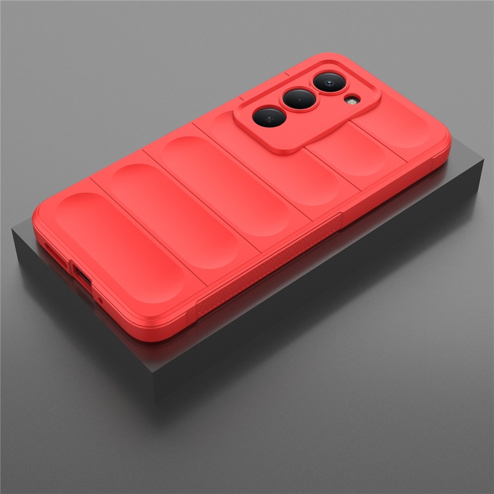 Rugg odolný gélový obal na Xiaomi Redmi 15 4G (171mm) - červený