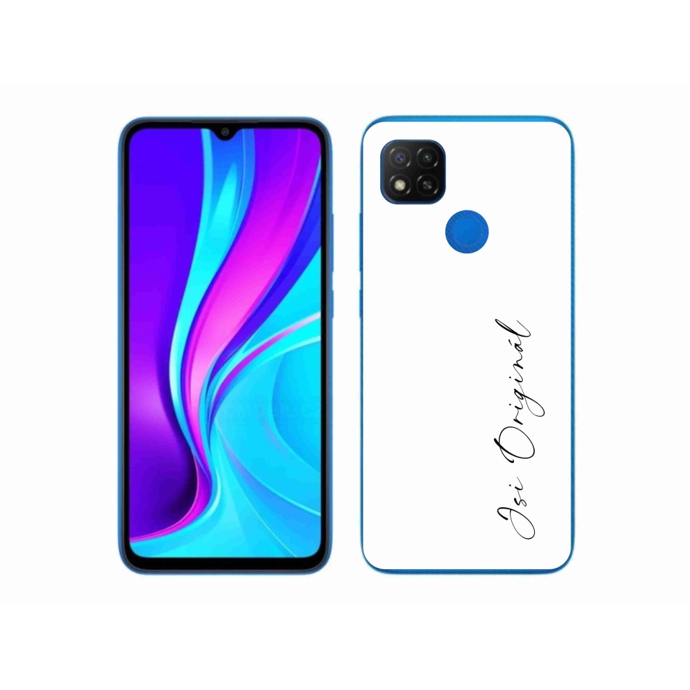 Gélový kryt mmCase na Xiaomi Redmi 9C - si originál biele pozadie