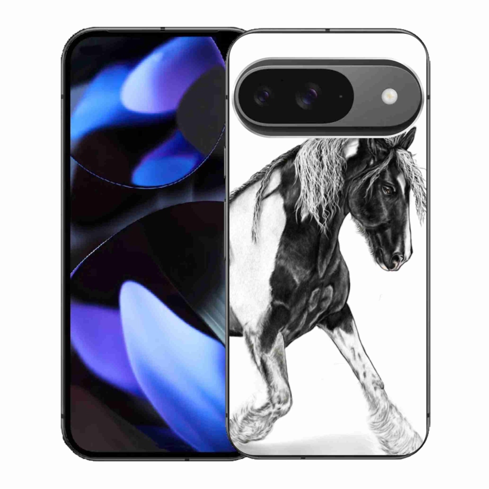 Gélový kryt mmCase na Google Pixel 9/9 Pro - kôň