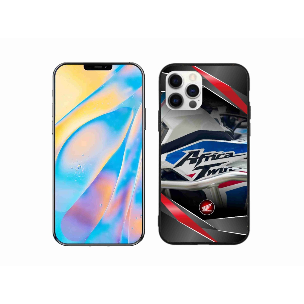 Gélový kryt mmCase na iPhone 12 - motorka honda