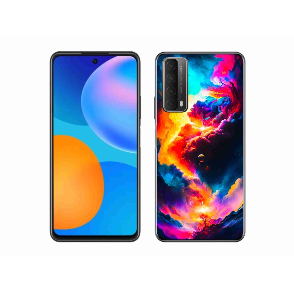 Gelový kryt mmCase na Huawei P Smart (2021) - abstraktní motiv