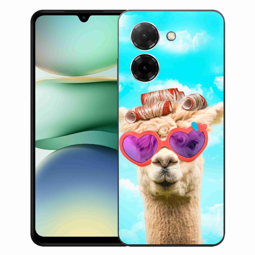 Gélový kryt mmCase na Xiaomi Redmi A5 - lama s okuliarmi
