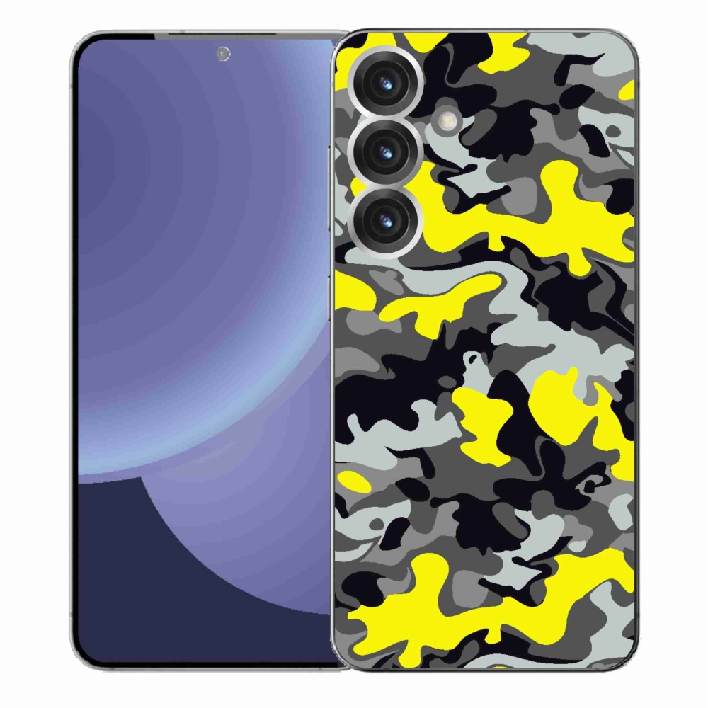 Gélový kryt mmCase na Samsung Galaxy S25+ - maskáčový vzor 6