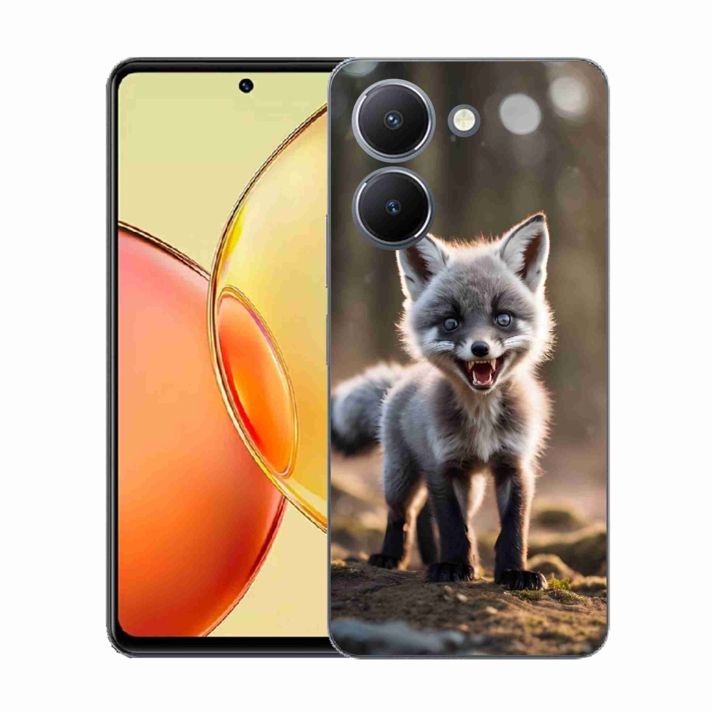 Gélový kryt mmCase na Vivo Y36 - rozzúrená líška