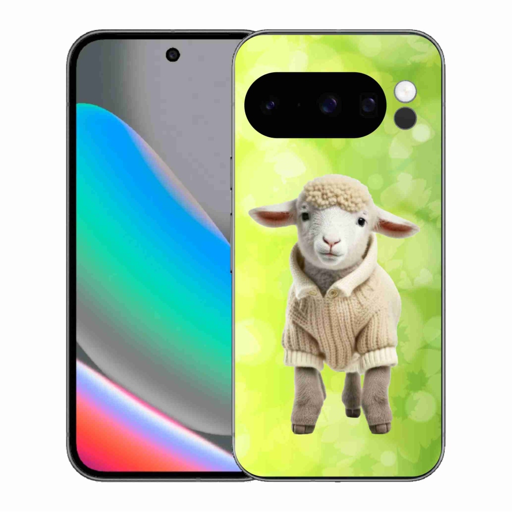Gélový kryt mmCase na Google Pixel 10 Pro - jahňa vo svetri