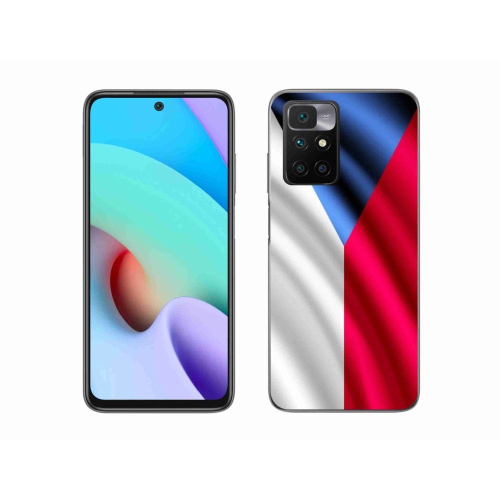 Gélový kryt mmCase na mobil Xiaomi Redmi 10 5G - česká vlajka