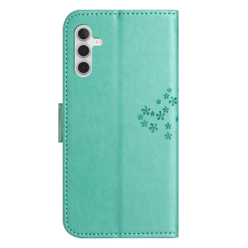 Tree knižkové púzdro na Samsung Galaxy A56 5G - modrozelené