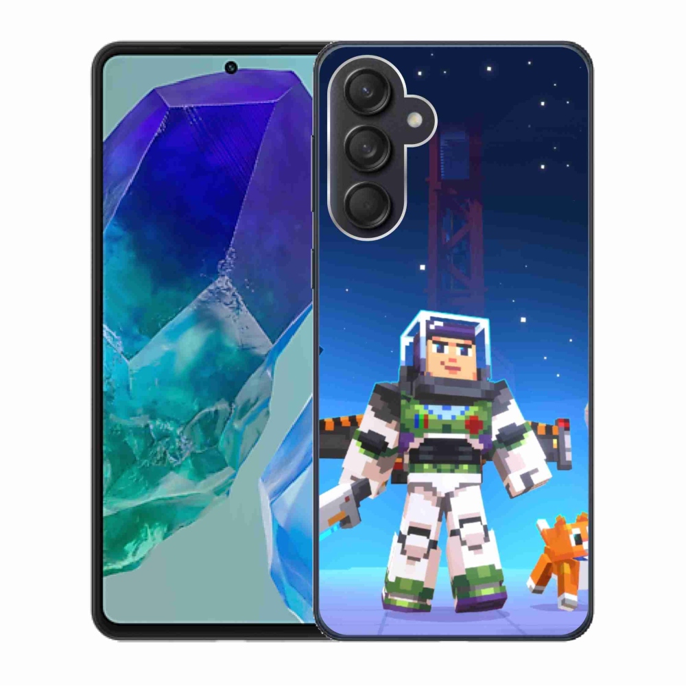 Gélový kryt mmCase na Samsung Galaxy M55 5G - minecraft 2