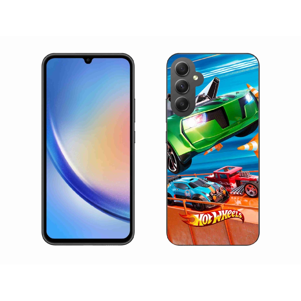 Gélový kryt mmCase na Samsung Galaxy A34 5G - hot wheels 1