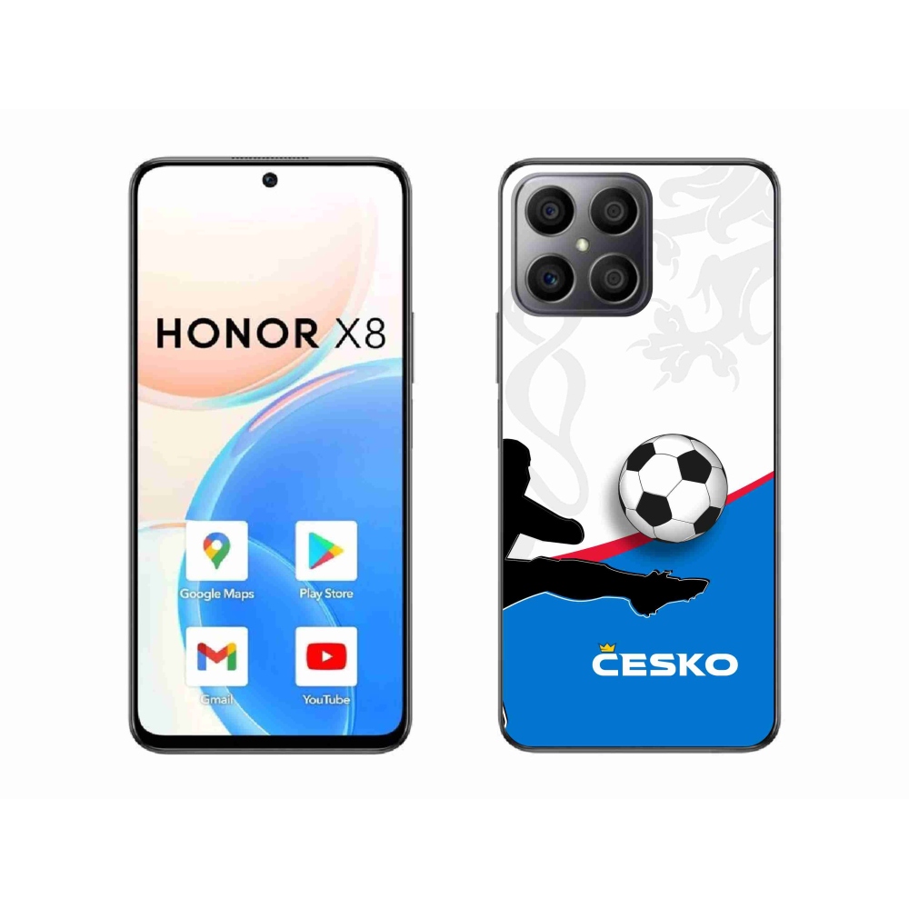 Gélový kryt mmCase na Honor X8 4G - futbal Česko 3