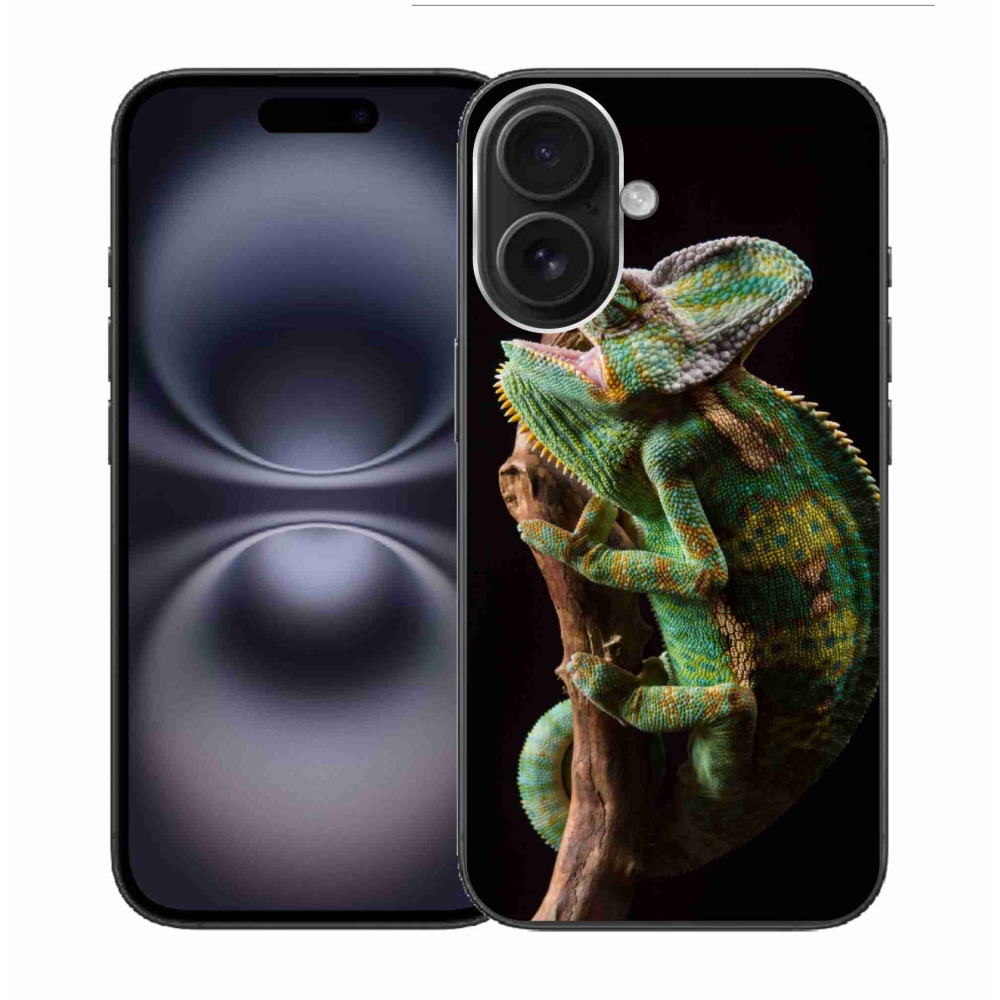 Gélový kryt mmCase na iPhone 16 - chameleón