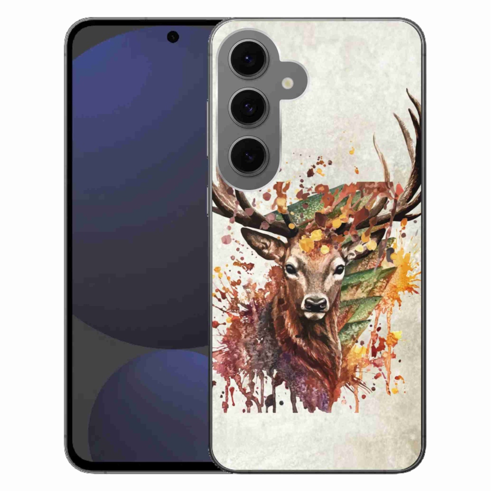 Gélový obal mmCase na Samsung Galaxy S24 FE - jeleň 1