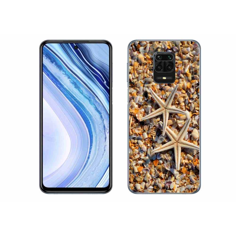 Gélový kryt mmCase na Xiaomi Redmi Note 9 Pro - morské hviezdice