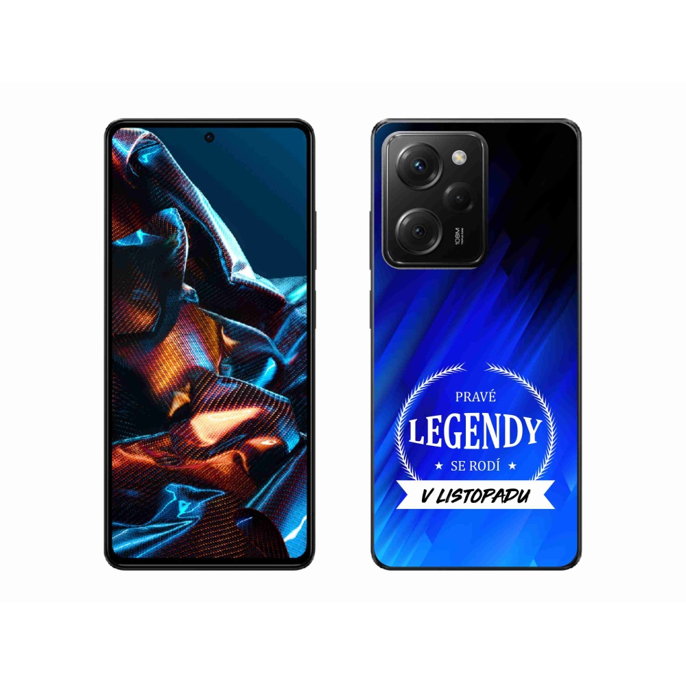 Gélový kryt mmCase na Xiaomi Poco X5 Pro 5G - legendy v novembri modré pozadie