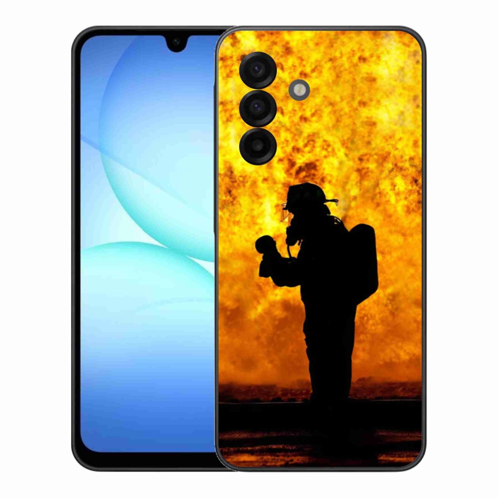 Gélový kryt mmCase na Samsung Galaxy A17 4G/5G - hasič