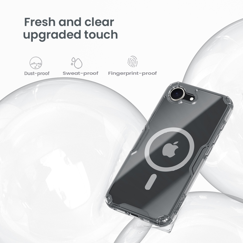 Nillkin Nature TPU PRO Magnetic Kryt pre Apple iPhone 16e Transparent