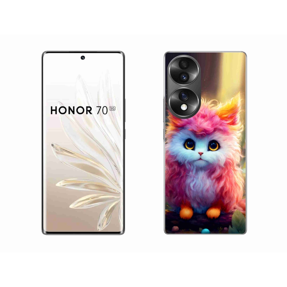 Gélový kryt mmCase na Honor 70 - roztomilé mačiatko 5