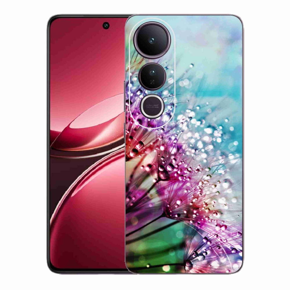 Gélový kryt mmCase na Vivo V50 Lite 4G/5G - farebné kvety