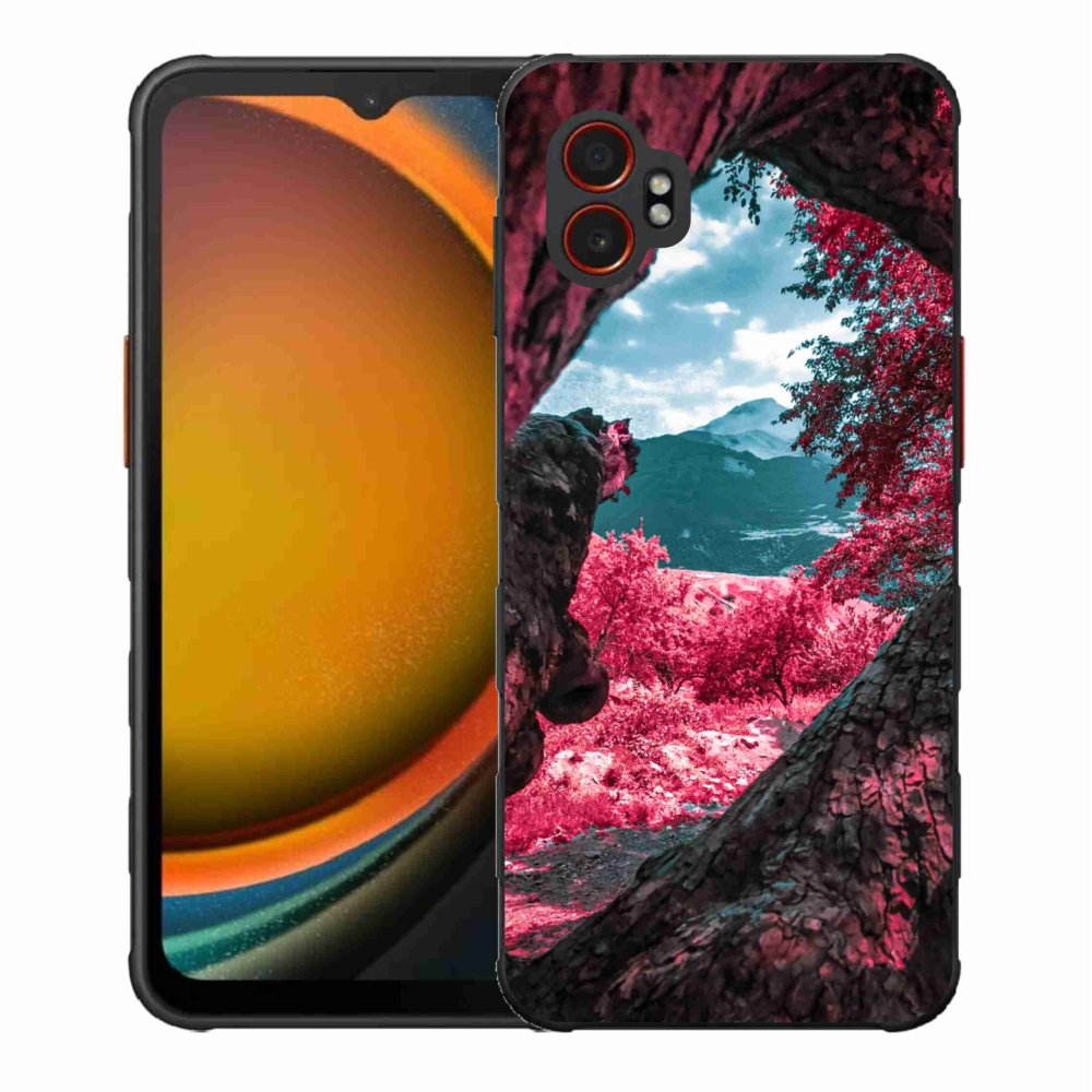 Gélový kryt mmCase na Samsung Galaxy Xcover 7 Pro - výhľad na hory