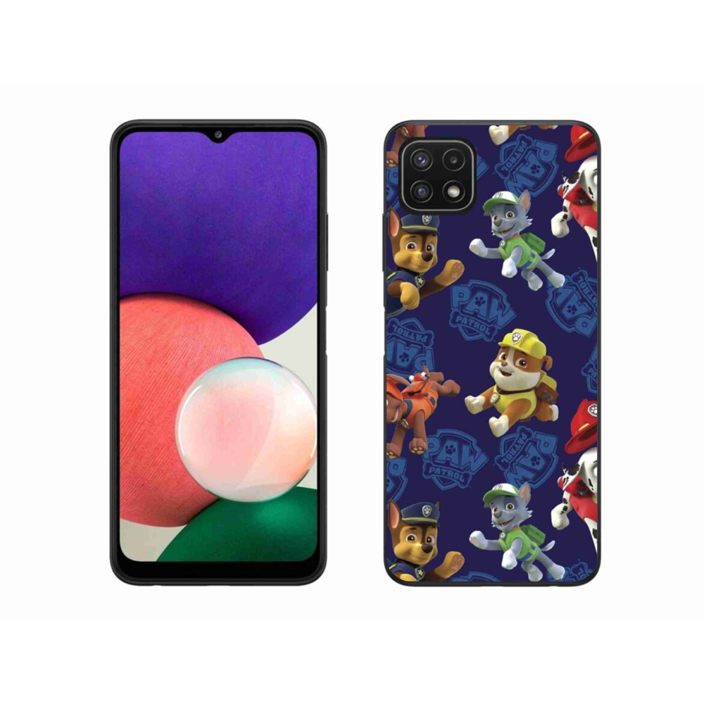 Gélový kryt mmCase na Samsung Galaxy A22 5G - labková patrola 1