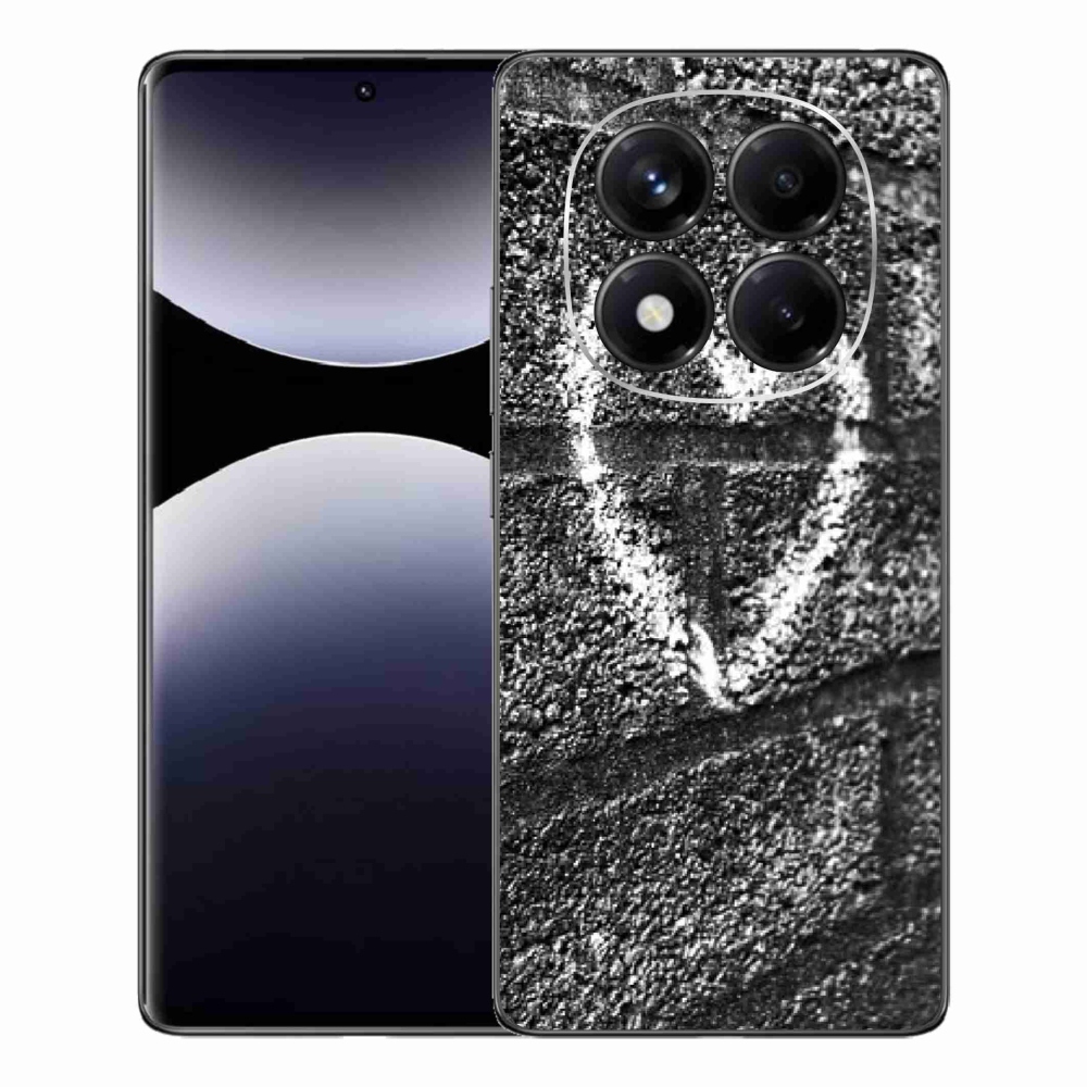 Gélový kryt mmCase na Xiaomi Redmi Note 14 Pro - srdce na stene
