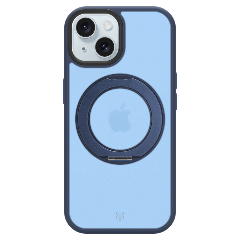 Tactical MagForce Hyperstand – puzdro pre Apple iPhone 15 v tmavomodrej farbe