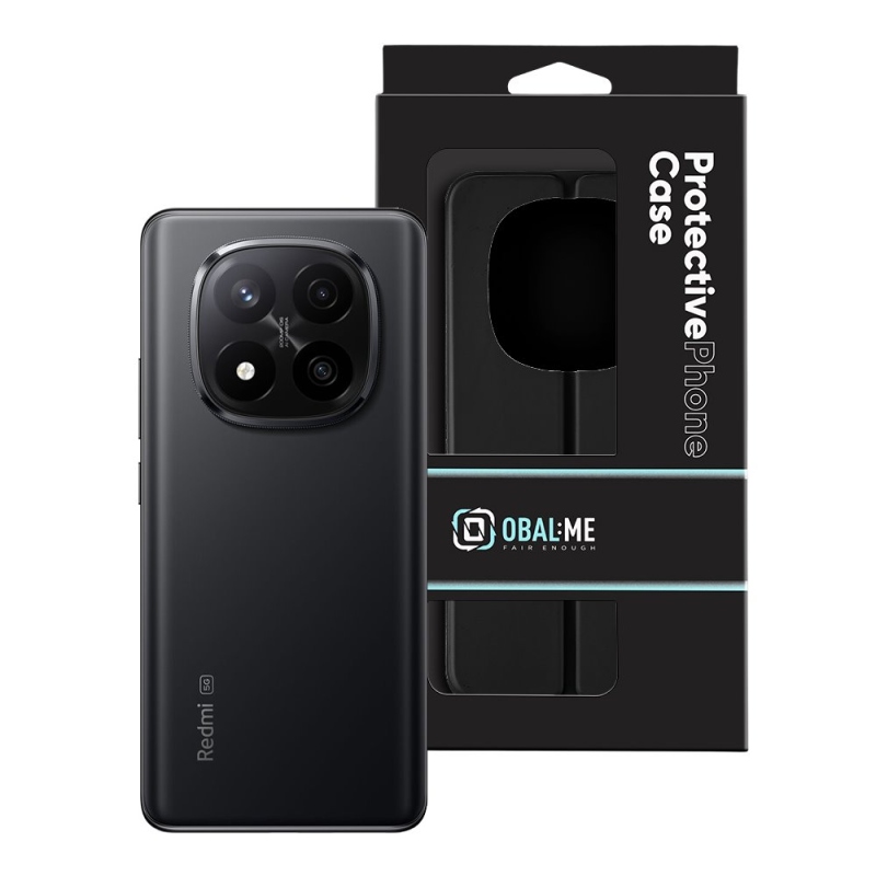 OBAL:ME SmoothTouch Puzdro pre Xiaomi Redmi Note 14 Pro+ 5G Black