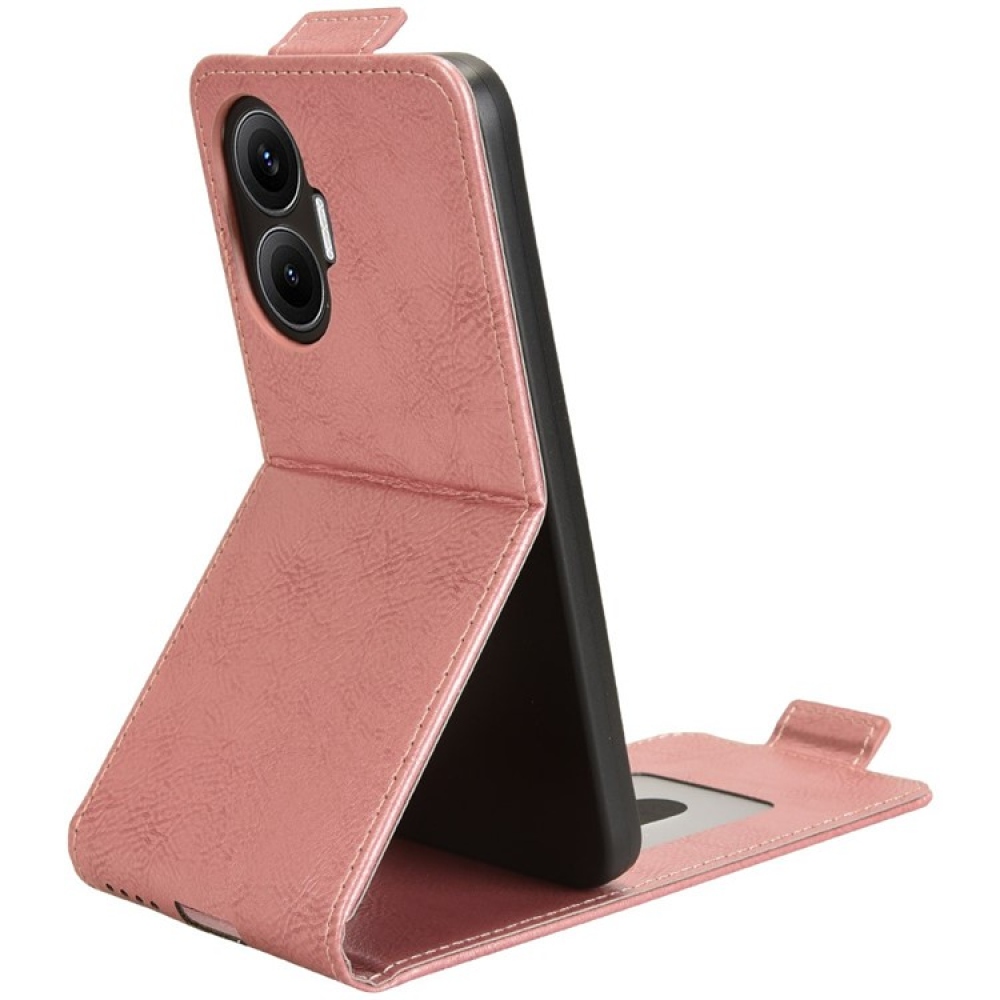 Vert flipové púzdro na Xiaomi Poco F7 5G - ružovozlaté