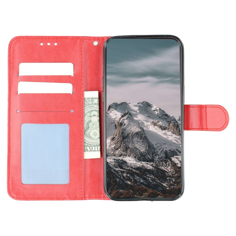 Mandala knižkové púzdro na Xiaomi Redmi 15 5G - červené
