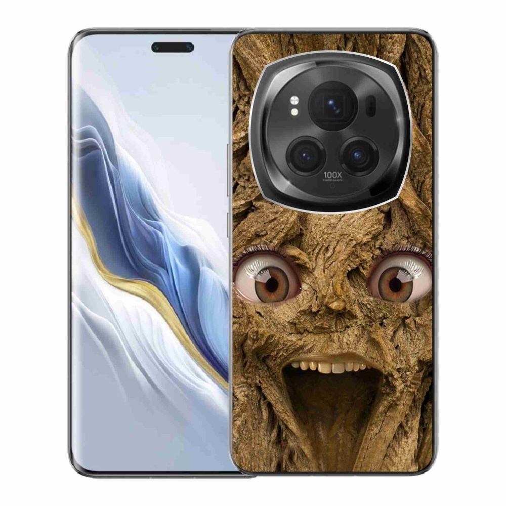 Gélový kryt mmCase na Honor Magic 6 Pro 5G - veselý strom s očami