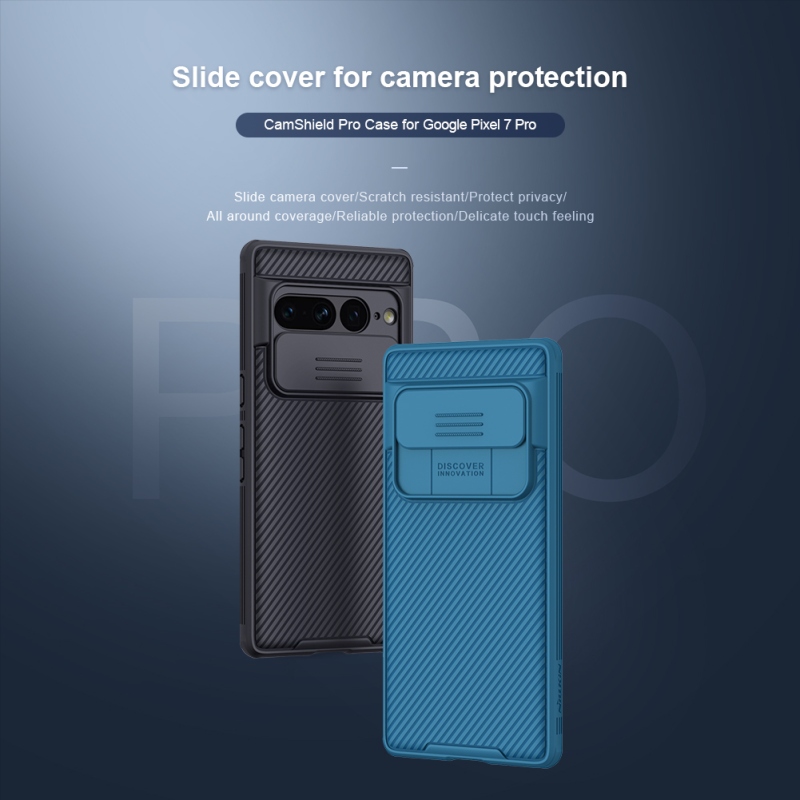 Nillkin CamShield PRO Zadný Kryt pre Google Pixel 7 Pro Black