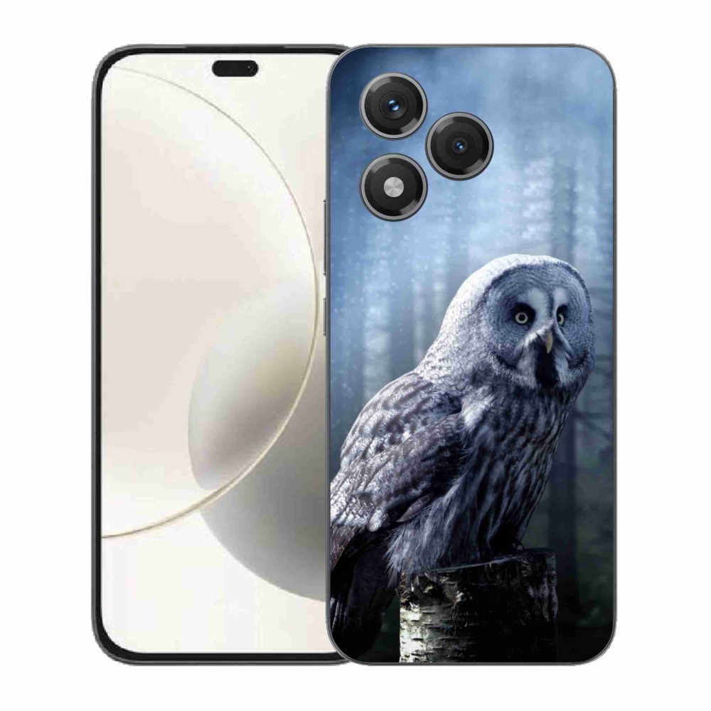 Gélový kryt mmCase na Honor 400 Lite - sova