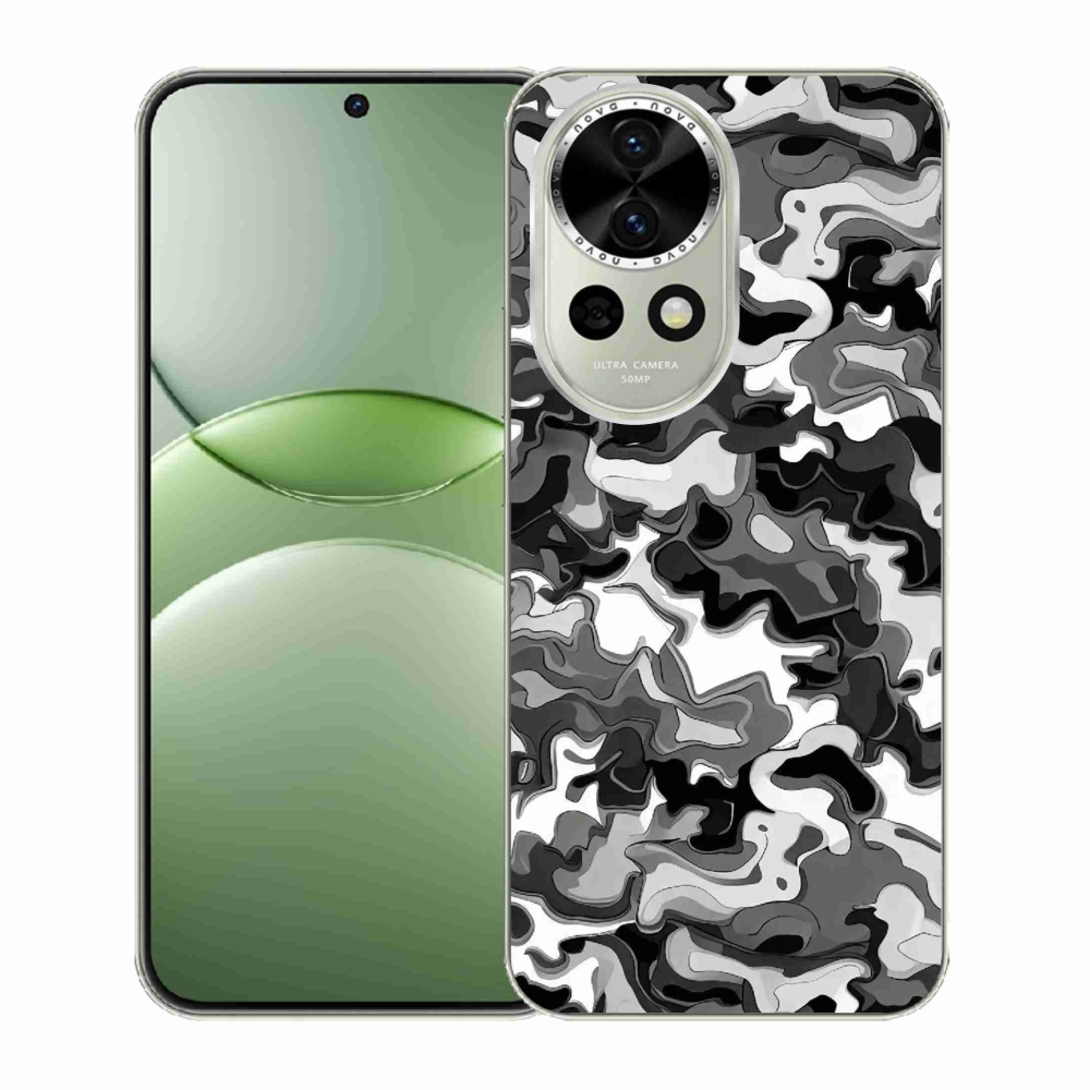 Gélový kryt mmCase na Huawei Nova 13 5G - maskáčový vzor 3
