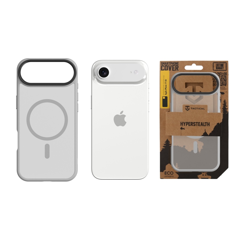 Taktický kryt MagForce Hyperstealth pre iPhone 17 Air Light Grey