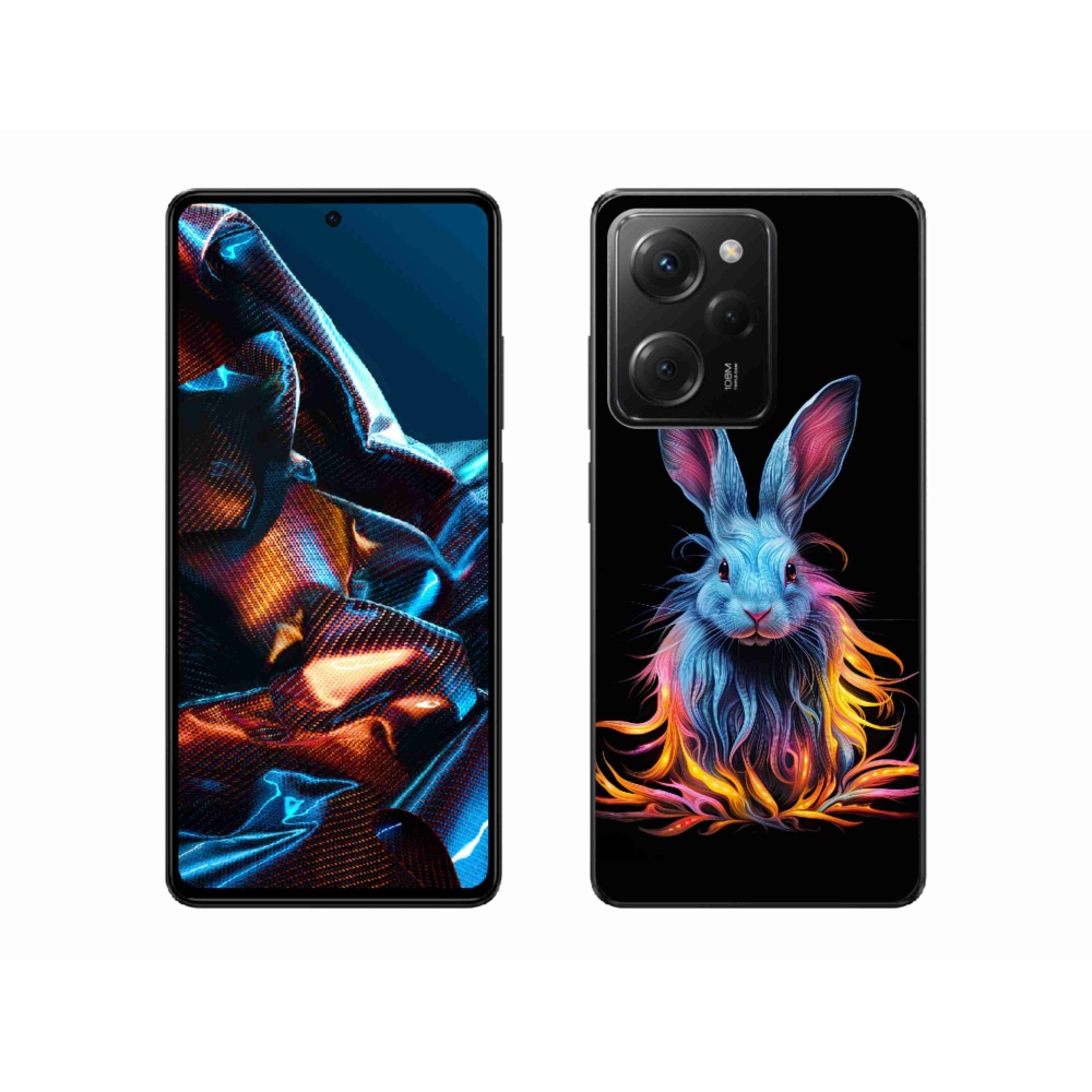 Gélový kryt mmCase na Xiaomi Redmi Note 12 Pro 5G - abstraktný zajac