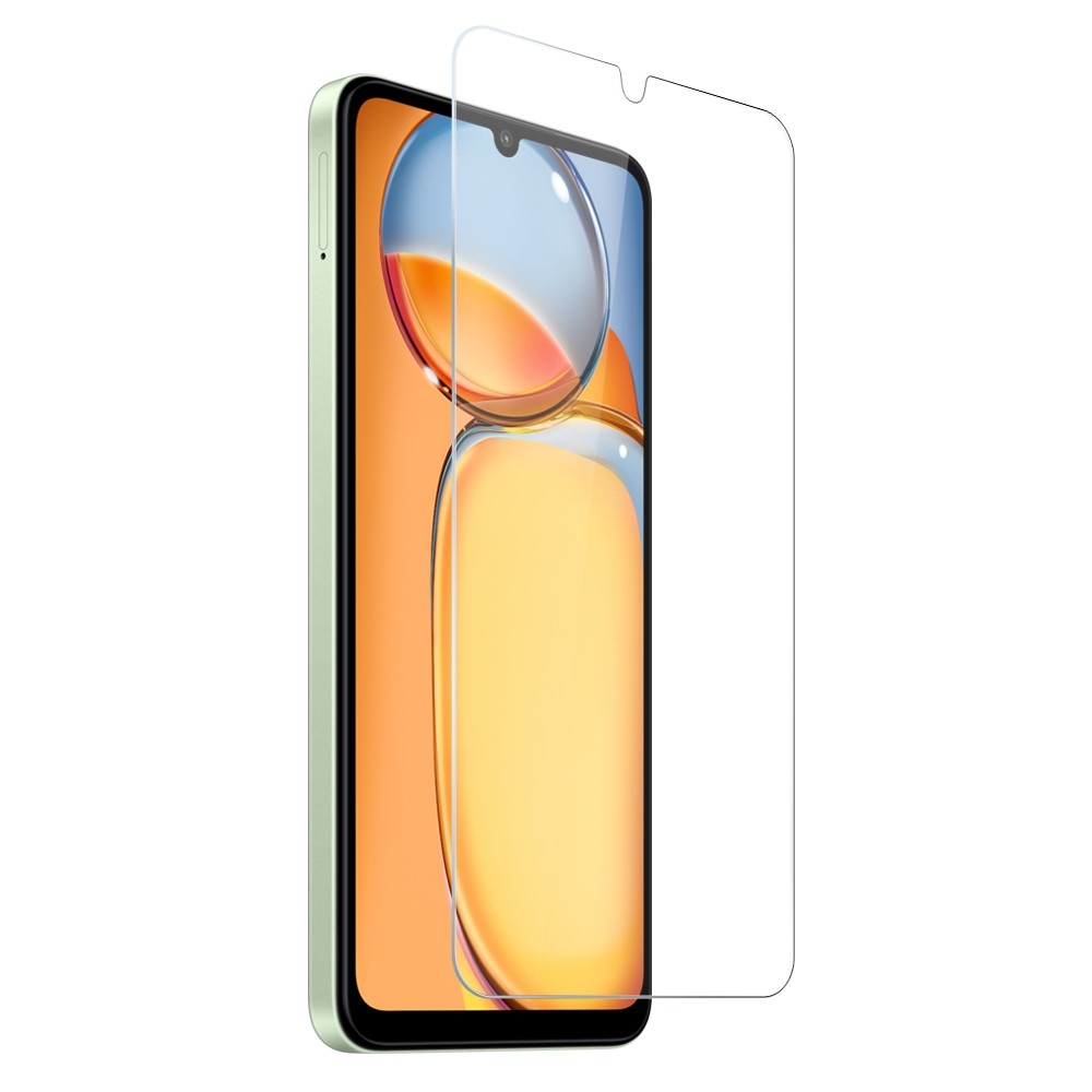 NORTHJO priehľadný gélový obal + tvrdené sklo na Xiaomi Redmi 13C/Poco C65 - priehľadný