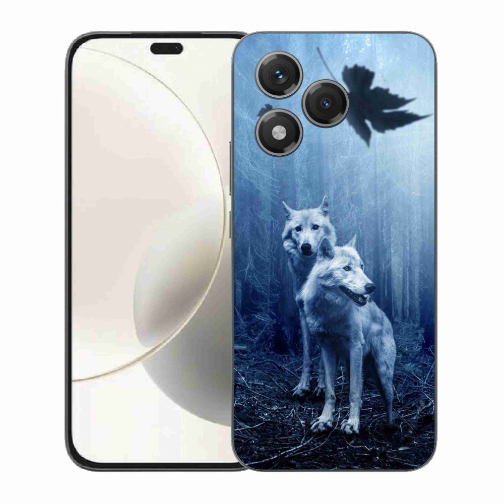 Gélový kryt mmCase na Honor 400 Lite - vlci v lese
