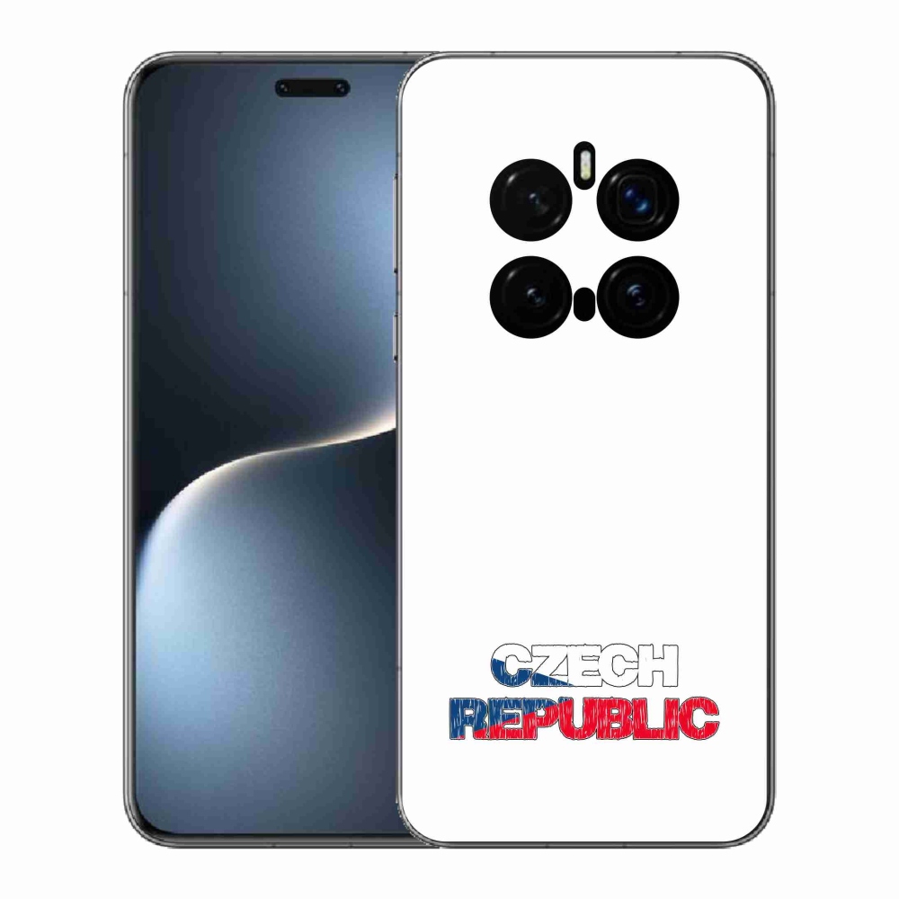 Gélový kryt mmCase na Honor Magic 7 Pro 5G - Czech Republic biele pozadie