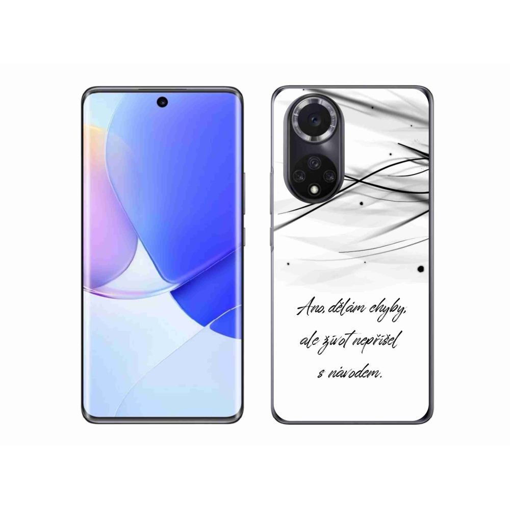 Gélový kryt mmCase na Huawei Nova 9 - citát biele pozadie