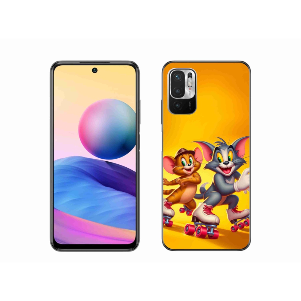 Gélový kryt mmCase na Xiaomi Redmi Note 10 5G - tom a jerry