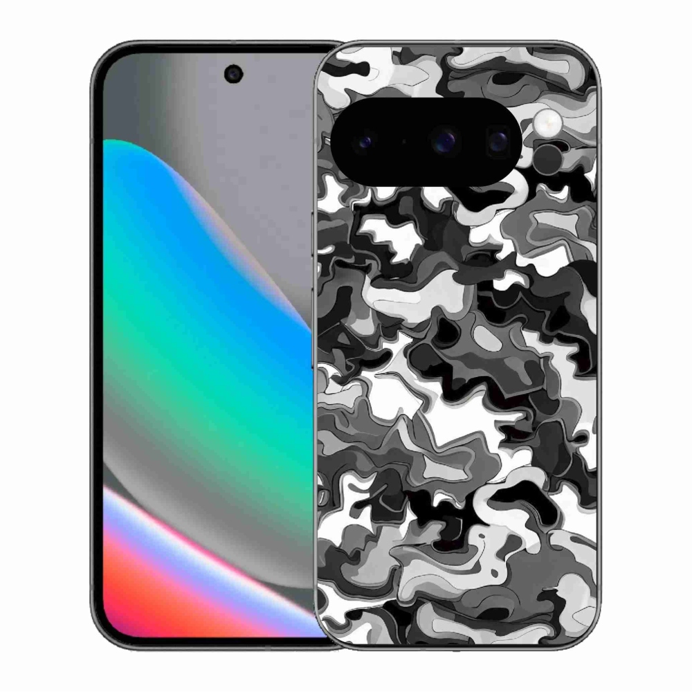 Gélový kryt mmCase na Google Pixel 10 Pro - maskáčový vzor 3