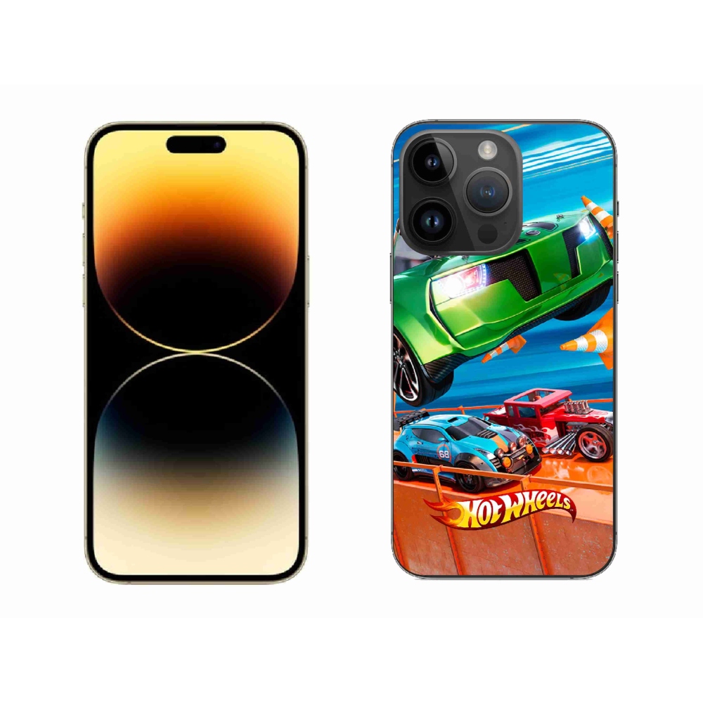 Gélový kryt mmCase na iPhone 14 Pro Max 6.7 - hot wheels 1