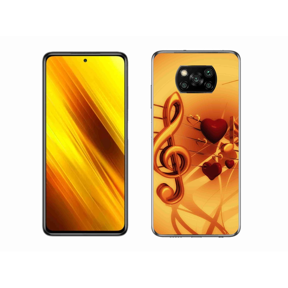 Gélový kryt mmCase na Xiaomi Poco X3 Pro - noty