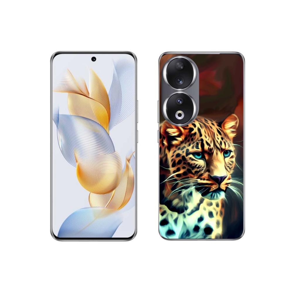 Gélový kryt mmCase na Honor 90 - leopard