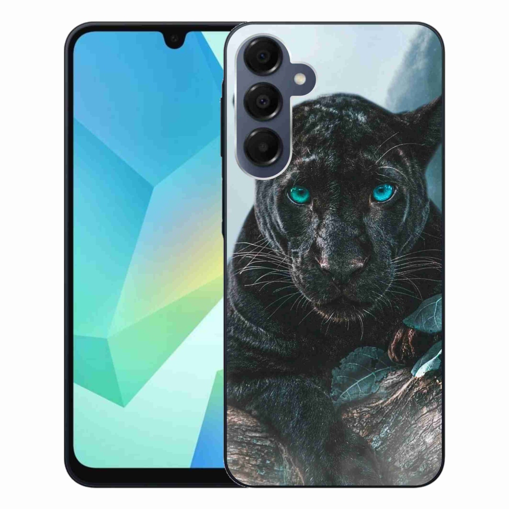 Gélový kryt mmCase na Samsung Galaxy A16 4G/5G - čierny panter