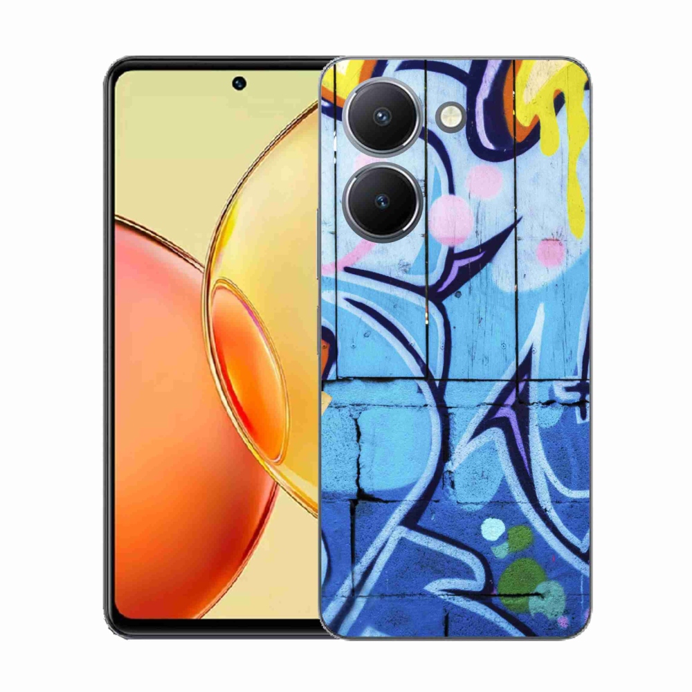 Gélový kryt mmCase na Vivo Y36 - graffiti