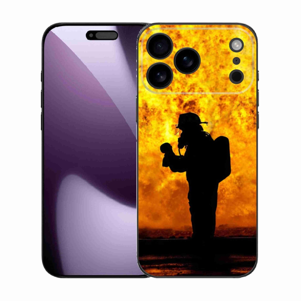 Gélový kryt mmCase na iPhone 17 Pro Max - hasič