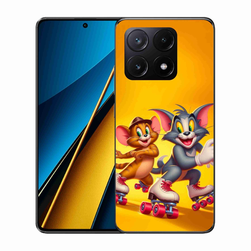 Gélový kryt mmCase na Xiaomi Poco X6 Pro 5G - tom a jerry