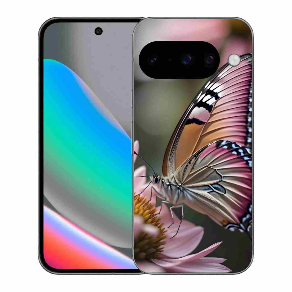 Gélový kryt mmCase na Google Pixel 10 - farebný motýľ