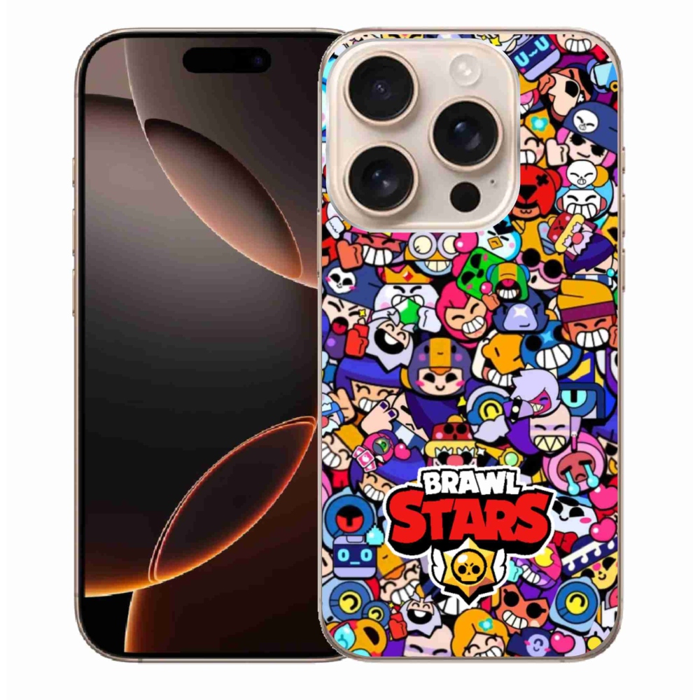 Gélový kryt mmCase na iPhone 16 Pro Max - brawl stars 2